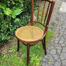 1 Vintage Bentwood Cane Dining Chair Thonet Mid Romania MCM Bistro