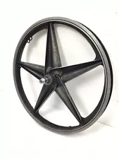 APSE 1990 Old Schools 20" BMX Five Spoke Mag Front Wheel 3/8" Axle #C16