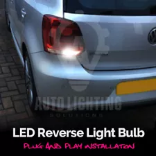 For VW Polo 6R 2009-2018 Xenon White LED Reverse Light Bulb Upgrade KIT *SALE*