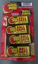 Vintage Cap Gun Roll Boxes 4 Packs For Display