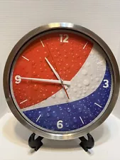 NEW Original Pepsi Cola Wall Clock Quartz Perpetual Movement 13.75” Diameter