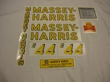 Massey Harris 44 Tractor Decal Set - New FREE SHIPPING