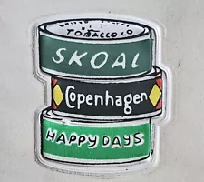 Skoal Copenhagen Happy Days Tobacco Puff Patch Sticker NOS