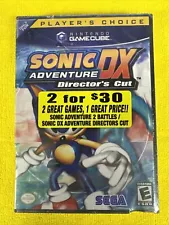 Sonic Adventure 2 Battle / DX 2 Pack GameCube Both Sealed New Packaged As Set.