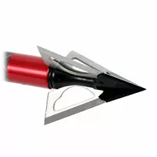 RED HOT PARKER CROSSPRO 100 GR FIXED BLADE BROADHEADS - CROSSBOW -NOT MECHANICAL