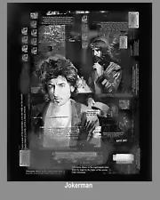 SALE! 'DYLAN - JOKERMAN'-BOB- DYLAN -Art- 10x8-by KATA BILLUPS see famous buyers