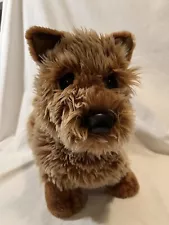 Folkmanis Norwich Terrier Puppet Retired Dog Stuffed Plush - Hard To Find