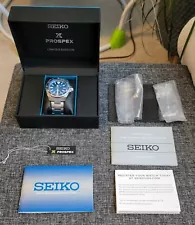 Seiko Prospex Limited Edition Blue Lagoon Samurai Watch - SRPB09 - Complete