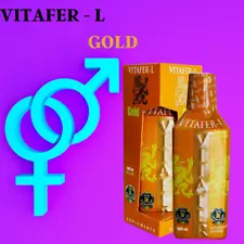 VITAFER-L GOLD Multivitamin for Men and Women* on sale* 500 ml * NATURAL*