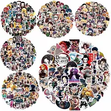 50pcs Demon Slayer Stickers Pack, Anime Cartoon Stickers for Girls and Teen sale