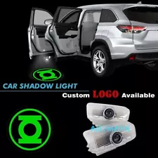 Green Lantern Symbol Car Door Projector Laser Ghost Shadow Light Fit For Toy ota