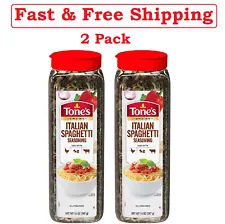 2 PACK Tone's Italian Spaghetti Seasoning Blend (14 oz.)