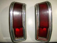 71 72 73 Plymouth Valiant Tail Light Pair 3478696 3478697 Mopar 1971 1972 1973