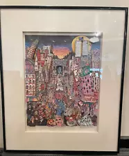 Charles Fazzino 3D Art " Village Parade " Signed & Numbered