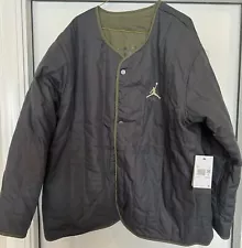 Saleð¥ðNike Air Jordan Men’s Size 2XL Flight Heritage Reversible Liner Jacket