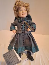 Shirley Temple "The Littlest Rebel" 10" Danbury Mint Porcelain Doll