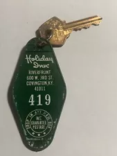 Holiday Inn Hotel Motel Room Key Fob & Key Covington Kentucky #419