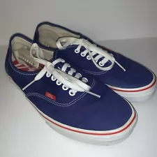 VANS Off The Wall PABST BLUE RIBBON BEER PBR SNEAKERS! Blue Shoes Sz 10