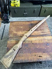 Reproduction Unfinished Wood Stock For Mauser K98 Rifles.