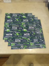 Seattle Seahawks Party Tailgate Napkins 14.5 X 14.5 Lot Of Four