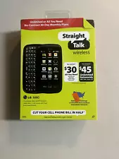 LG 505c Straight Talk Cellular Phone Slide Cell qwerty keyboard * BRAND NEW *