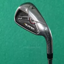 TaylorMade Burner 2.0 High Polish Single 7 Iron Factory 85 Steel Stiff