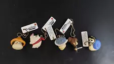 MapleStory Maple Story 5 Key Chains Snail Mushroom Agent Pig (Lot) Offical