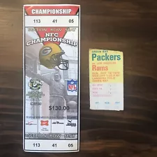 Vintage Green Bay Packers Tickets￼