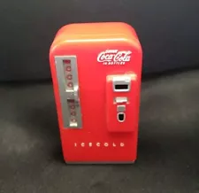 Vintage Coca-Cola Vending Machine Red Fridge Refrigerator Magnet Doll House Mini