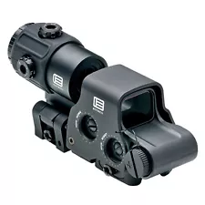 EOTech HHS VI Holographic Hybrid Sight with EXPS3 2 G43 Magnifier QD Mount Black