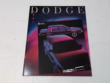 1989 DODGE DYNASTY SALES BROCHURE CATALOG IN EXCELLENT CONDITION