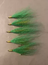 Bucktail River Streamer Flies- Hand Tied - Walleye, White Bass, Salmon (1244)