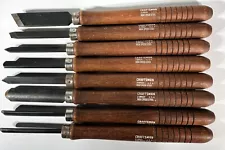 VINTAGE CRAFTSMAN WOOD LATHE CHISEL (LOT Of 8 ) 928521 22 23 24 25 26 27 28