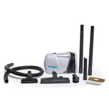 New ListingSimplicity Vacuum Cleaner Portable W/ 4'L Hose+Removable Nozzle Black+White