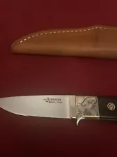 S.R. Johnson Custom D.P. Engraved Hunter Knife-Loveless Design