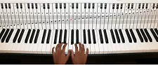 Piano and Keyboard Note Chart for 88 Keys, Use Behind the Keys