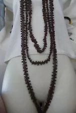 LEI KOA SEEDS LOT OF 3 DIFFERENT HAWAIIAN BOHL DARL BROWN NECKLACE #729A