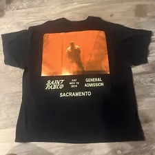 New ListingKanye West Saint Pablo Tour Official Merch Sacramento T Shirt 2XL Ray Yeezy