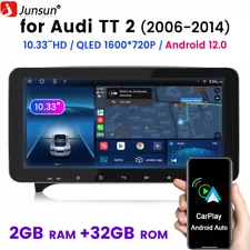 For Audi TT MK2 2004-2016 Carplay Stereo 10.33"Multimedia Radio BT GPS NAVI 2+32