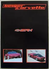 CHEVROLET CORVETTE ZR1 GEIGER CONVERSION Sales Leaflet 1992 GERMAN TEXT