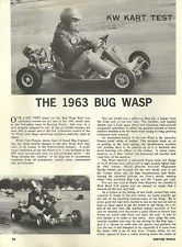 Vintage 1960's Karting World Bug Wasp Go-Kart Test