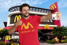 McDonalds I'm Loving It Tee New Red Funny T'shirt -up to 5x