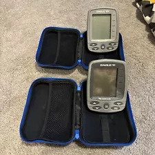 EAGLE CUDA 242 & FishEasy 240 Fish Finders & Cases (Head Units Only) Used DEAL!