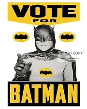 ADAM WEST IN A "VOTE FOR BATMAN" ELECTION POSTER - 8X10 PUBLICITY PHOTO (SP145)