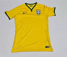 Brazil 2014 Home Jersey, Nike, M, Used, World Cup, Free ship