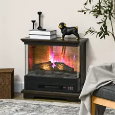 26 Inch 1400W Electric Fireplace Heater for Home Indoor Use Modern Design