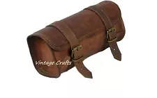 Leather Motor Cycle Handlebar Saddle Bicycle Travel Tool Accessory Pouch Bag2