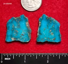 Kingman Turquoise Pairs - Rough Cab - A+ Arizona Seller - 73ct. - Now On Sale!