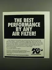 1990 K&N Filtercharger Ad - The Best Performance