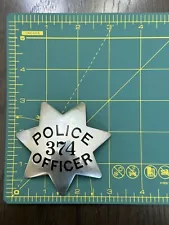 collectible obsolete vintage us police badges